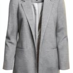 Blazer donna VERO MODA melange grigio chiaro taglio sartoriale-0