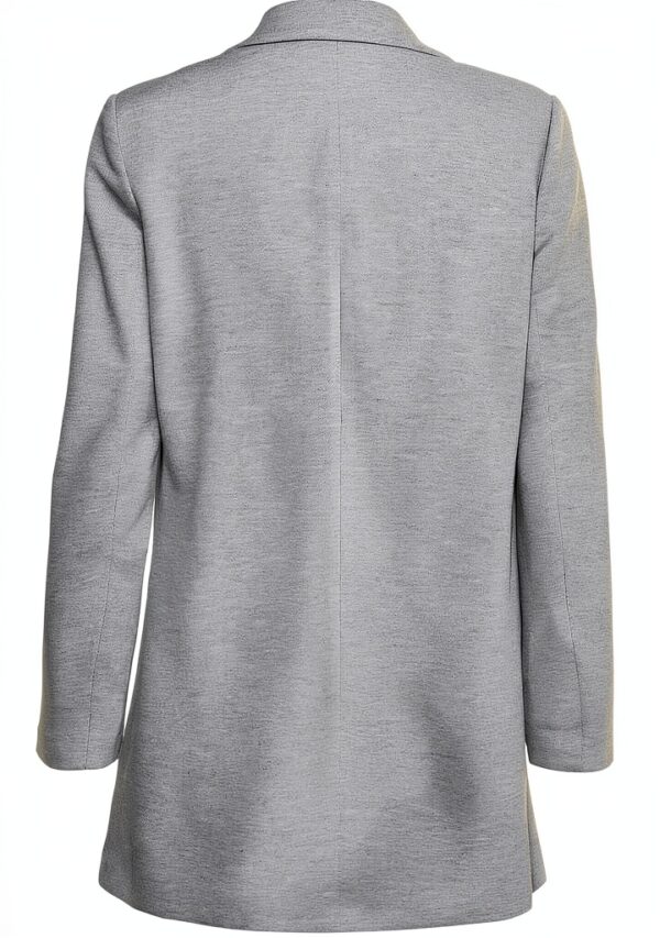 Blazer donna VERO MODA melange grigio chiaro taglio sartoriale-2