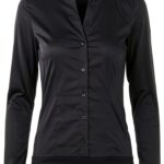Bestseller T-Shirt Donna Bianco/Nero con Bottoni Polsini XS-XL-0
