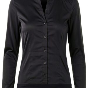 Bestseller T-Shirt Donna Bianco/Nero con Bottoni Polsini XS-XL-0