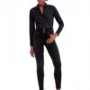Bestseller T-Shirt Donna Bianco/Nero con Bottoni Polsini XS-XL-2