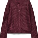 Vero Moda Cardigan Donna Girocollo Maniche Lunghe Nero XS-0