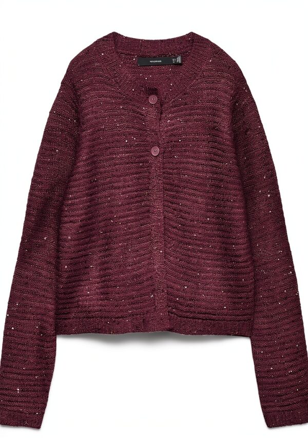 Vero Moda Cardigan Donna Girocollo Maniche Lunghe Nero XS-0