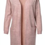 Cardigan donna Vero Moda in morbido fine knit colore Woodrose taglia L-0
