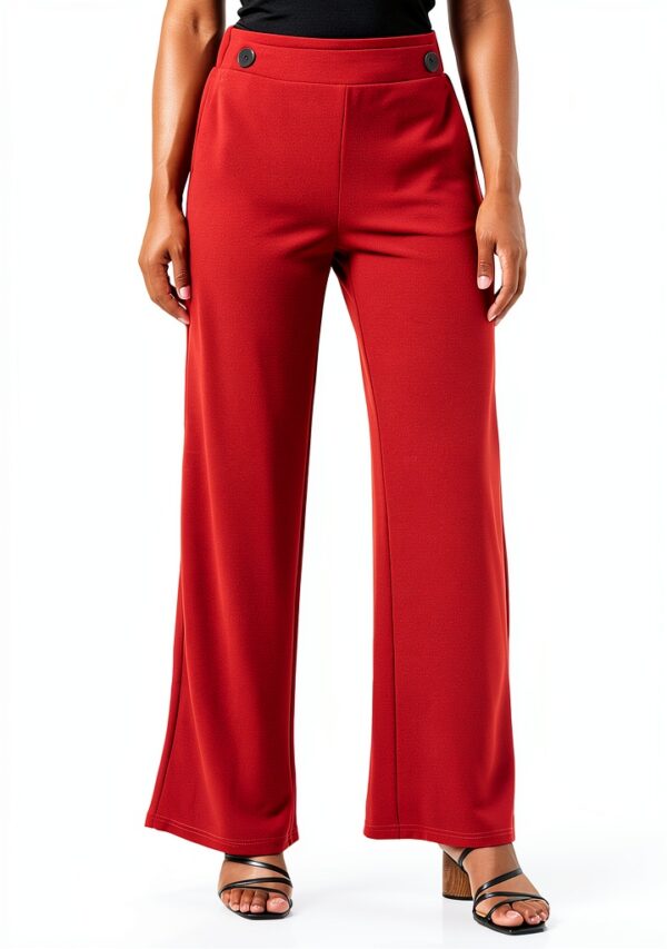 Pantaloni da donna VERO MODA Nero taglio classico elasticità e comfort-0