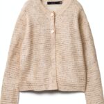 Cardigan donna Vero Moda girocollo maniche lunghe Nero-0