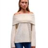 Maglione donna Vero Moda Betulla 52% poliestere riciclato-1
