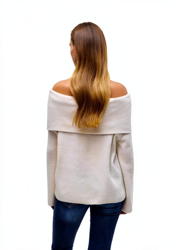 Maglione donna Vero Moda Betulla 52% poliestere riciclato-2