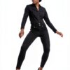 Bestseller T-Shirt Donna Bianco/Nero con Bottoni Polsini XS-XL-5