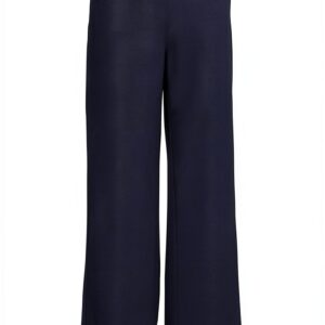 Bestseller Pantaloni a gamba larga Nero Donna Elastico con Bottoni-0
