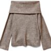 Maglione donna Vero Moda melange grigio medio - poliestere riciclato-0