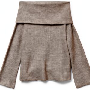 Maglione donna Vero Moda melange grigio medio - poliestere riciclato-0