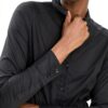 Bestseller T-Shirt Donna Bianco/Nero con Bottoni Polsini XS-XL-4