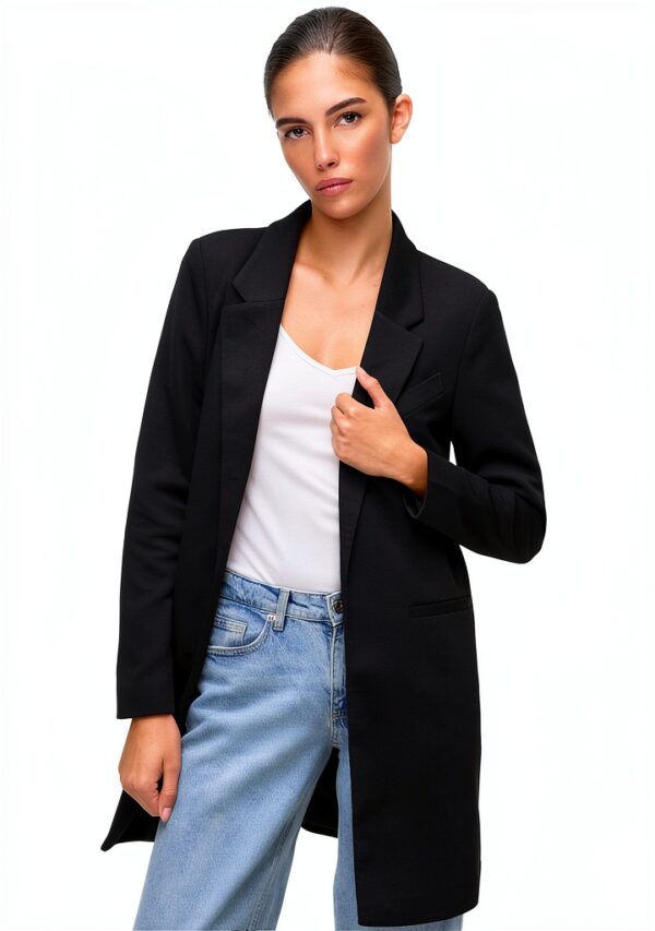 Blazer donna VERO MODA Vmverina Ls Long nero 38 elegante-5