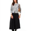 Cardigan VERO MODA Vmfiona LS, chiaro grigio melange, bottoni-1