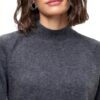 Maglione VERO MODA VMLEAF Pullover Grigio Scuro Mélange L-6