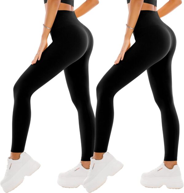Leggings sportivi donna SINOPHANT vita alta, confezione 2, vari colori-0