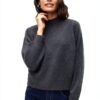 Maglione VERO MODA VMLEAF Pullover Grigio Scuro Mélange L-5