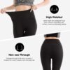 Leggings sportivi donna SINOPHANT vita alta opaca, confezione 2 colori-2