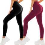 Leggings sportivi donna SINOPHANT vita alta opaco elastico nero/grigio-0