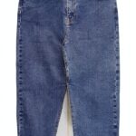 Gonna Denim VERO MODA High Waist Midi Azzurro Blu Vita Alta Elegante-0