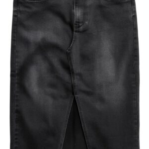Gonna Denim VERO MODA High Waist Midi Azzurro Blu Vita Alta Elegante-0