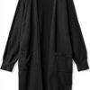 Cardigan VERO MODA VMSILJE in Maglia con tasche – Nero/Grigio, XS-XXL-0