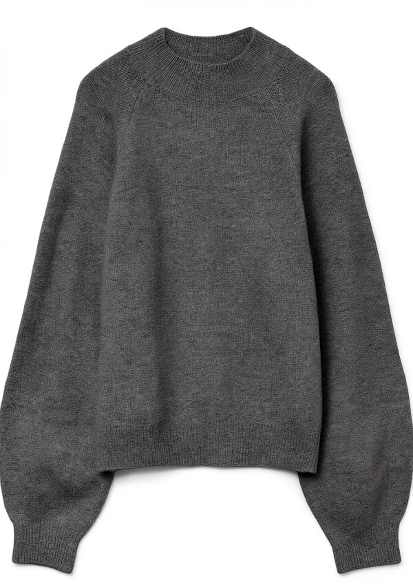Maglione VERO MODA VMLEAF Pullover Grigio Scuro Mélange L-0