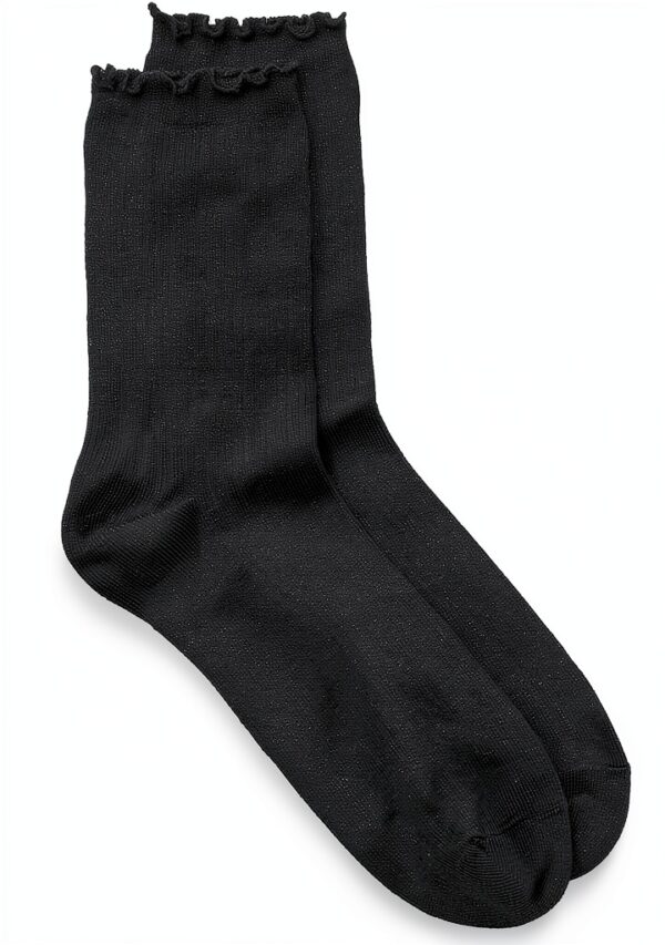 VERO MODA Vmmagic Glitter Socks Noos Donna Calzini Black Lurex-0