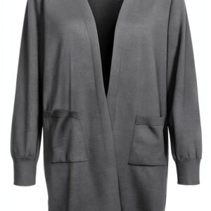 Cardigan VERO MODA VMSILJE Knit, grigio medio e nero, taglie XS-XXL-0
