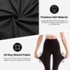 Leggings Sportivi Donna SINOPHANT Vita Alta Pancia Nero/Grigio-3