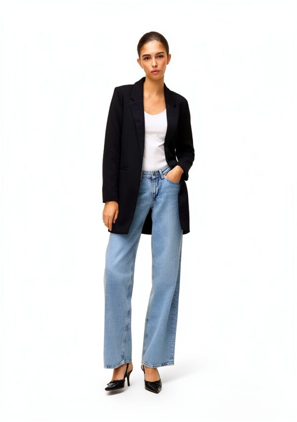 Blazer donna VERO MODA Vmverina Ls Long nero 38 elegante-4