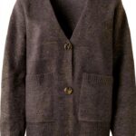 VERO MODA Cardigan Maglato VMBOOM – Nero, XL, 32% Poliestere Riciclato-0