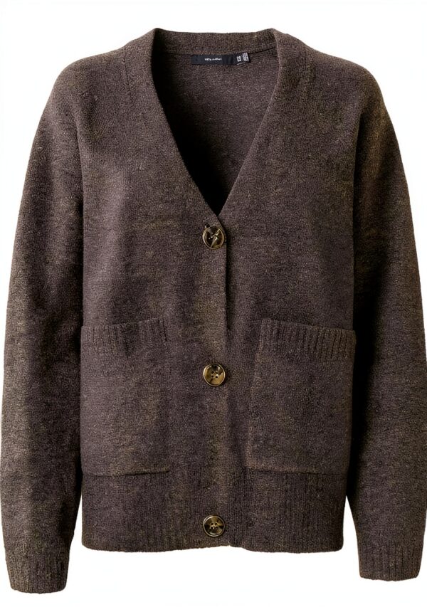 VERO MODA Cardigan Maglato VMBOOM – Nero, XL, 32% Poliestere Riciclato-0