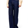 Jeans donna Vero Moda VMKathy HR Wide Blu Jeans Scuro 27W-30L-2
