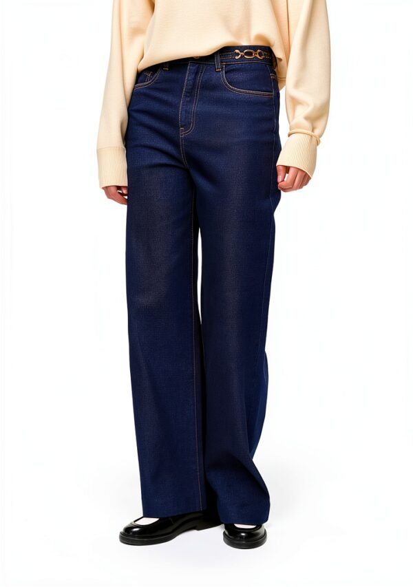 Jeans donna Vero Moda VMKathy HR Wide Blu Jeans Scuro 27W-30L-2