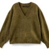 Pullover VERO MODA Vmboom LS V-Neck Donna - Maglia fine Cipresso-0