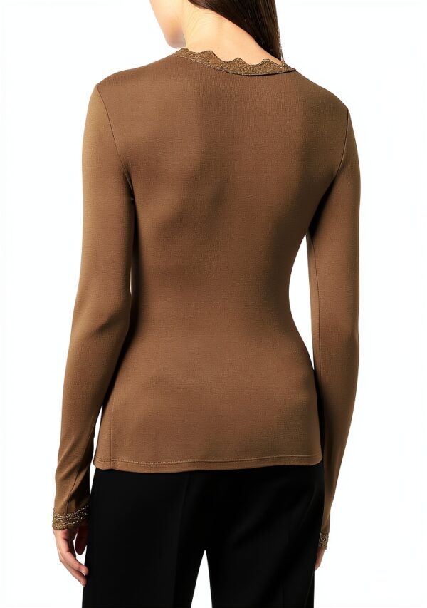 VERO MODA Vmrosa LS Highneck Top Jrs Noos Maglietta a Maniche Lunghe Donna (Pacco da 1)-2