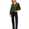 Pullover VERO MODA Vmboom LS V-Neck Donna - Maglia fine Cipresso-1