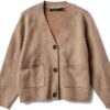 VERO MODA Cardigan Maglato VMBOOM – Nero, XL, 32% Poliestere Riciclato-0