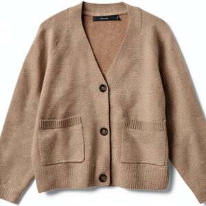 VERO MODA Cardigan Maglato VMBOOM – Nero, XL, 32% Poliestere Riciclato-0