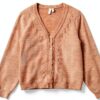 Cardigan Vero Moda donna con scollo a V, finitura argentea, 190 g-0