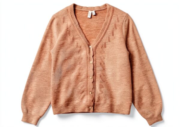 Cardigan Vero Moda donna con scollo a V, finitura argentea, 190 g-0