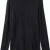 VERO MODA Vmrosa LS Highneck Top Jrs Noos Maglietta a Maniche Lunghe Donna (Pacco da 1)-0