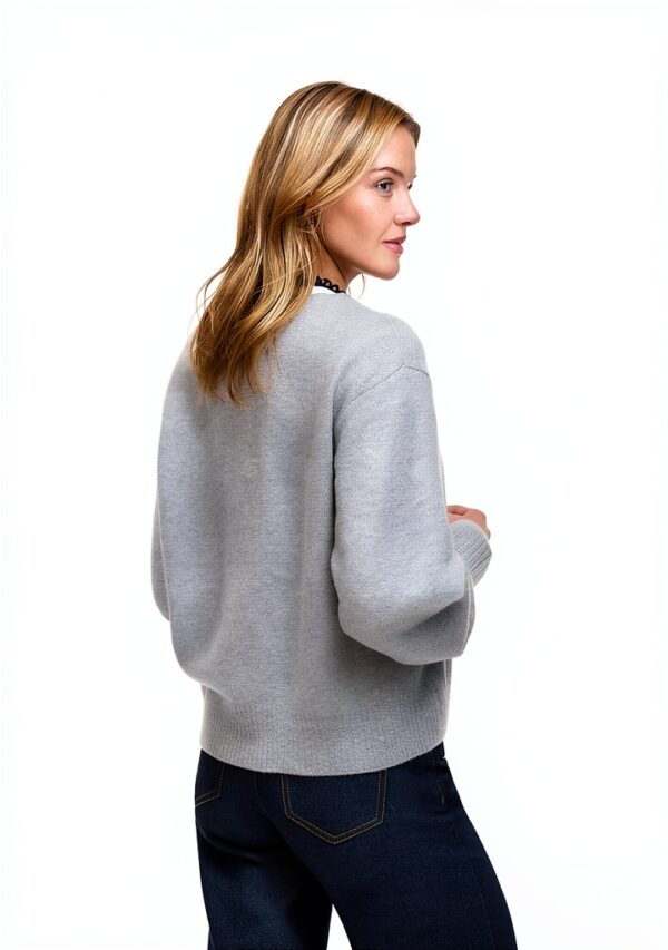 Pullover V-Neck VERO MODA Maglione Donna Cipresso XS/XL Taglio-2