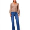 Cardigan Vero Moda donna con scollo a V, finitura argentea, 190 g-1