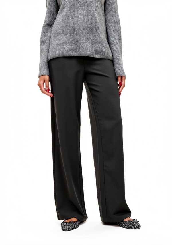 Pantaloni donna VERO MODA Zamira MW Wide Pant Noos colore Torba-1