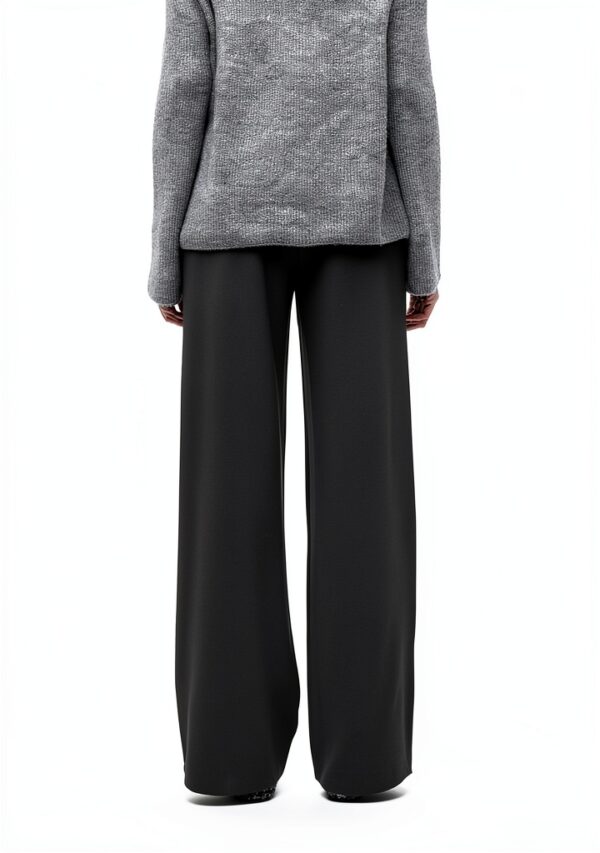 Pantaloni donna VERO MODA Zamira MW Wide Pant Noos colore Torba-3