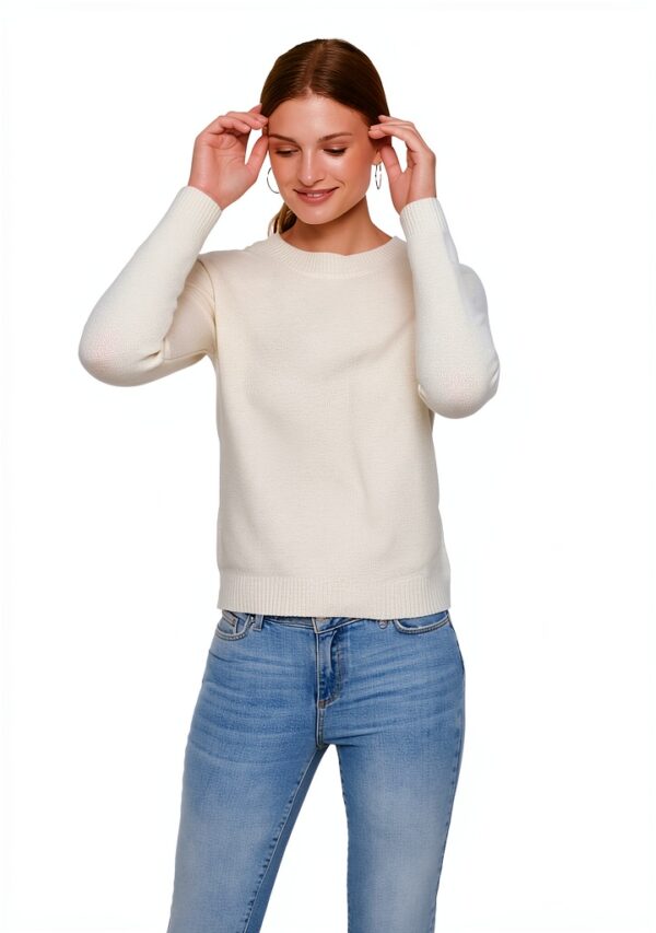 Maglione VERO MODA VMDOFFY Pullover in maglia birch melange-2