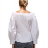 Top VERO MODA Blusa VMFRIBA Bianco M Taglio normale maniche lunghe-2